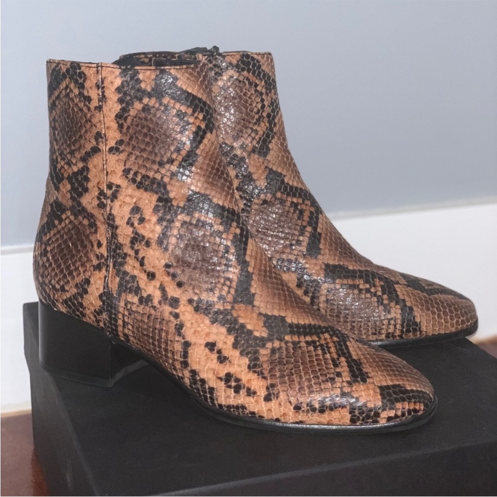 Rag & Bone Aslen mid-top snake print boot